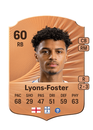 Lyons-Foster - 60 - Rare