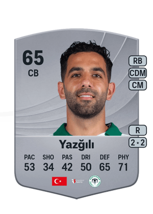 Yazğılı - 65 - Common