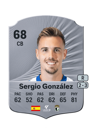 Sergio González - 68 - Rare