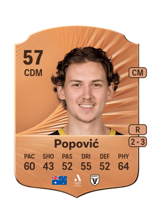 Popović - 57 - Rare