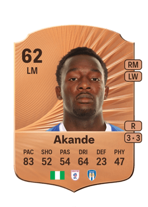 Akande - 62 - Rare