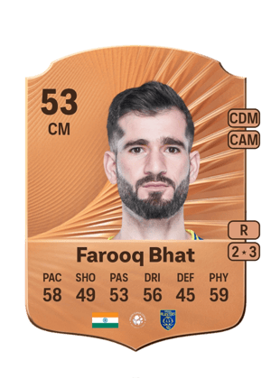 Farooq Bhat - 53 - Rare
