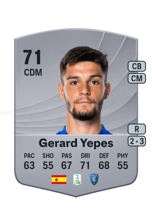 Gerard Yepes - 71 - Common