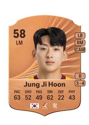 Jung Ji Hoon - 58 - Rare