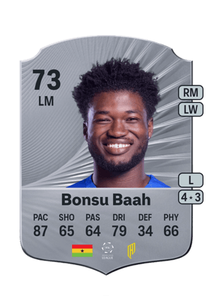 Bonsu Baah - 73 - Rare