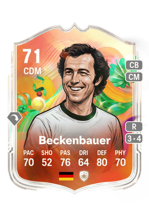 Beckenbauer - 71 - World Tour Silver Stars