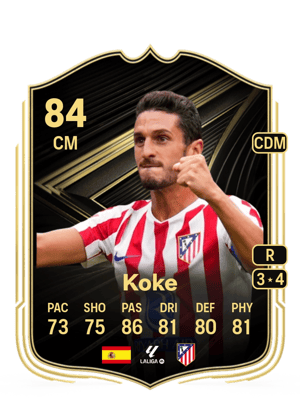 Koke - 84 - Team of the Week