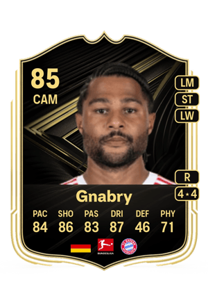 Gnabry - 85 - Team of the Week