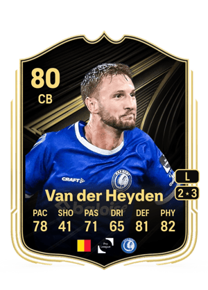 Van der Heyden - 80 - Team of the Week