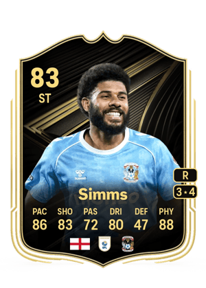 Simms - 83 - Team of the Week