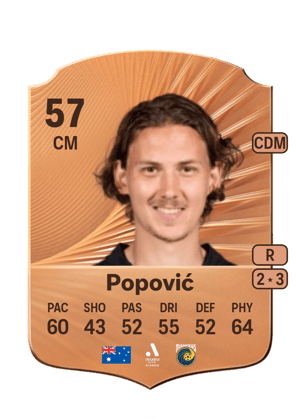Popović - 57 - Rare