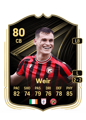 Weir - 80 - Team of the Week