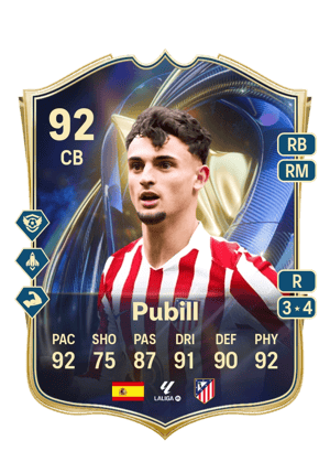 Pubill - 92 - Team of the Season