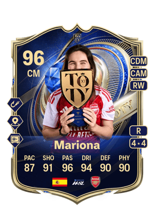 Mariona - 96 - TEAM OF THE YEAR