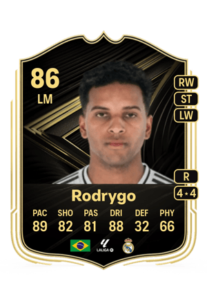 Rodrygo - 86 - Team of the Week