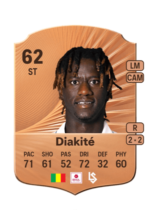 Diakité - 62 - Rare