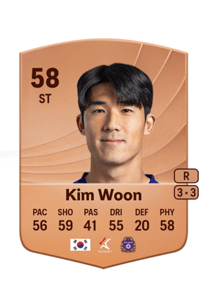 Kim Woon - 58 - Common