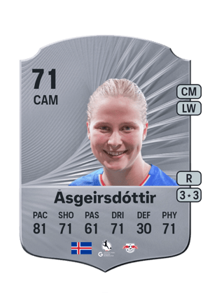 Ásgeirsdóttir - 71 - Rare