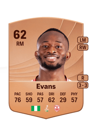 Evans - 62 - Common