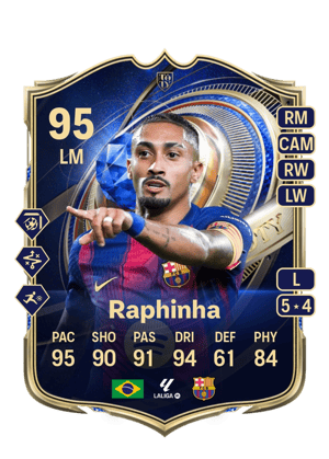 Raphinha - 95 - TEAM OF THE YEAR