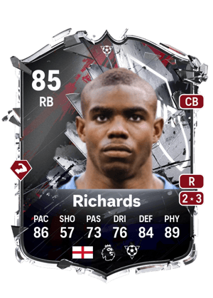 Micah Richards 85 RB Hall of FUT card in EA FC 27