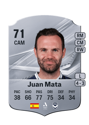 Juan Mata - 71 - Rare