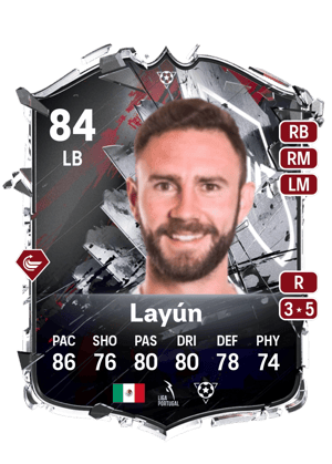 Miguel Layún 84 LB Hall of FUT card in EA FC 27