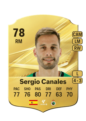 Sergio Canales - 78 - Rare