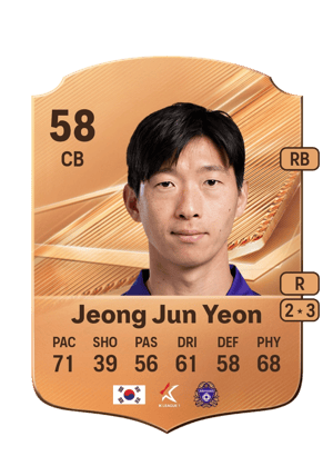 Jeong Jun Yeon - 58 - Rare