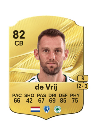 Stefan de Vrij FC 27 Ultimate Team card