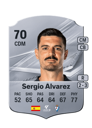 Sergio Álvarez - 70 - Rare
