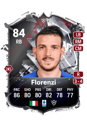 Alessandro Florenzi 84 RB Hall of FUT card in EA FC 27