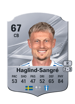 Haglind-Sangré - 67 - Rare