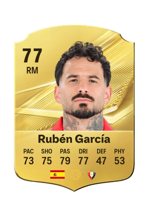 Rubén García - 77 - Rare