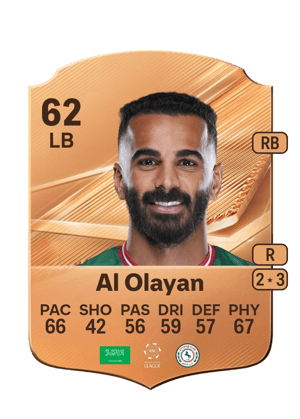Madallah Al Olayan FC 27 card