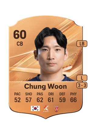 Chung Woon - 60 - Rare