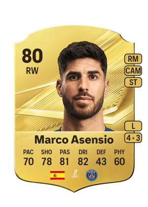 Marco Asensio - 82 - Rare