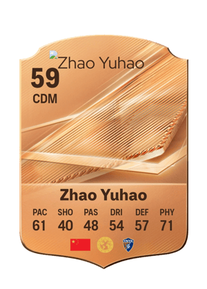 Zhao Yuhao - 58 - Rare