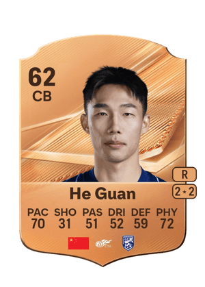 He Guan - 62 - Rare
