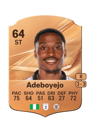 Adeboyejo - 64 - Rare