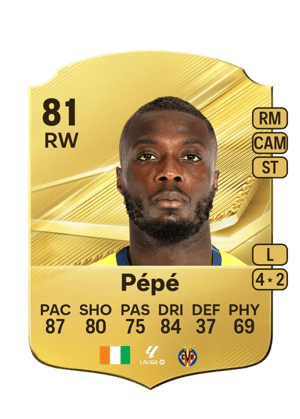 Nicolas Pépé FC 27 Ultimate Team card