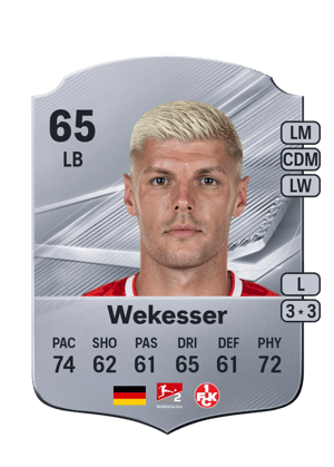 Wekesser - 65 - Rare