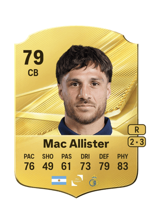 Mac Allister - 79 - Rare