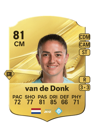 Daniëlle van de Donk FC 27 Ultimate Team card