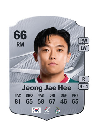 Jeong Jae Hee - 66 - Rare