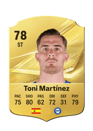 Toni Martínez - 78 - Rare