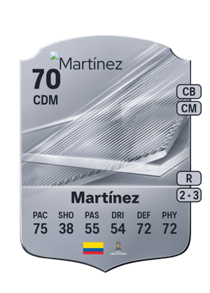 Martínez - 70 - Rare