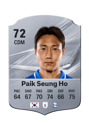 Paik Seung Ho - 72 - Rare