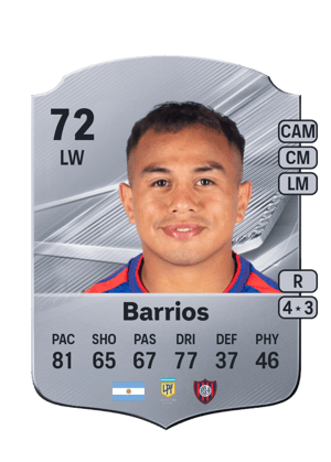 Barrios - 72 - Rare