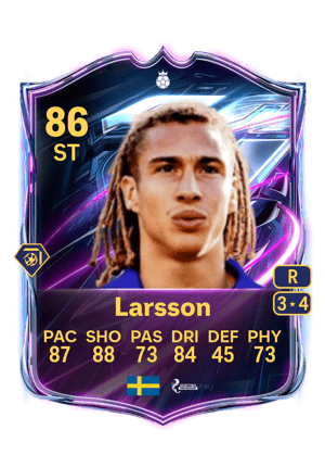 Carta de Henrik Larsson no FC 27